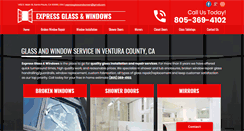Desktop Screenshot of expressglassandscreen.com